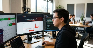 Is ChatGPT down today - live outage status screen