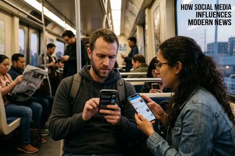 how does social media influence modern news